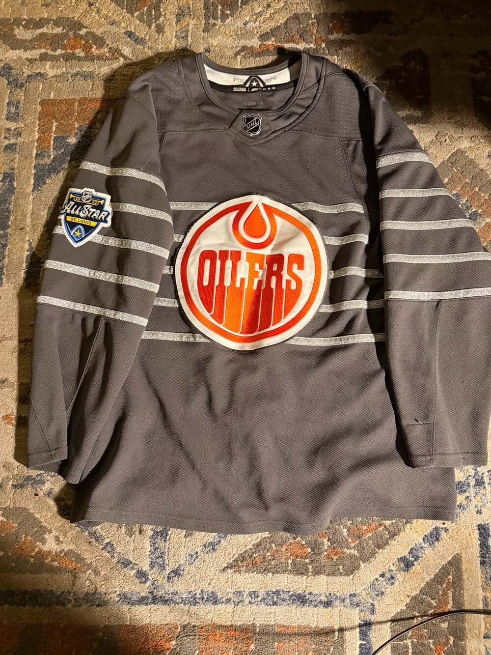 Adidas Edmonton Oilers 2020 NHL All-Star Game Authentic Pro Jersey Size 50 (i)